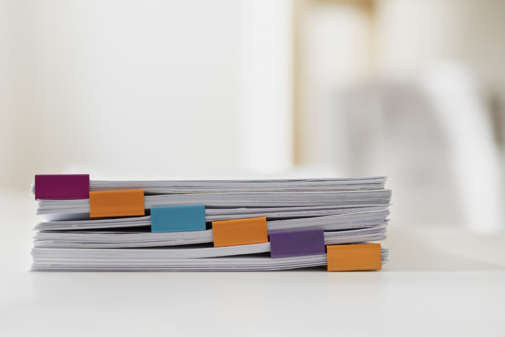stack of generic documents